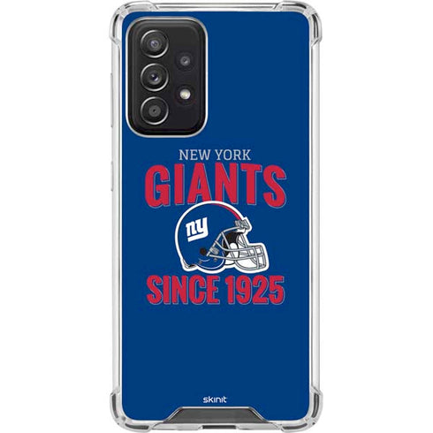 NFL New York Giants Helmet Galaxy A52 5G Clear Case